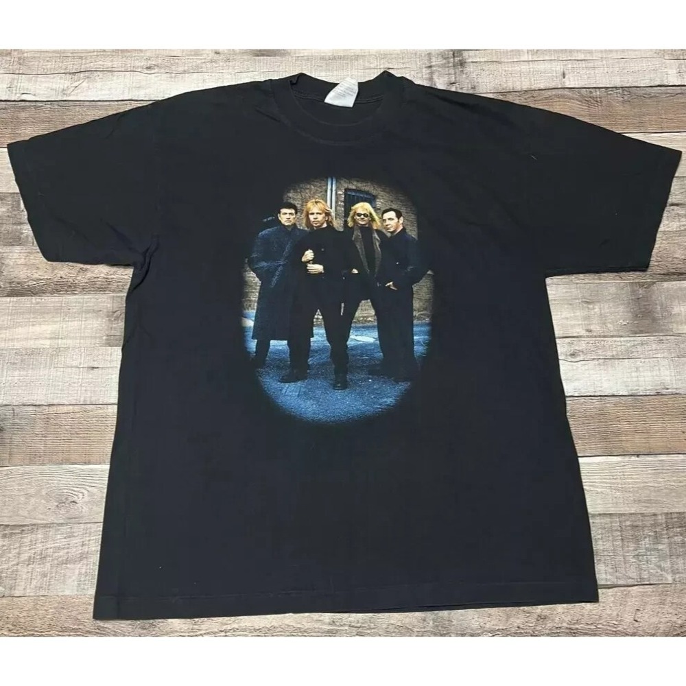 Styx Shirt Adult‎ XL Black Vintage 90s 1997 Rock Band Grand Illusion Tour Merch